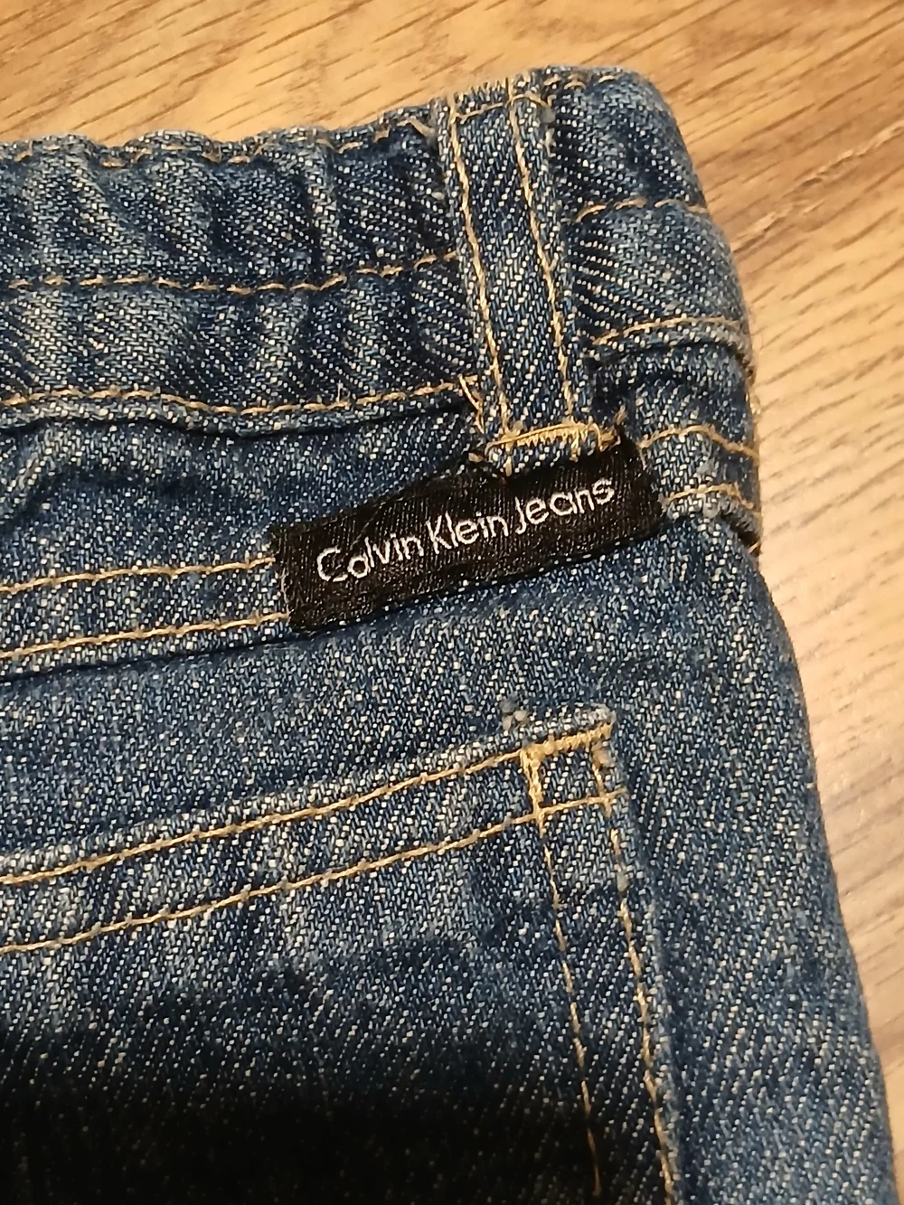 Classic Calvin Klein Blue Denim Kids Shorts